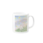 ねこもり!のほしふるよるのねこ Mug :right side of the handle