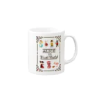 るんのドット絵の国のアリス Mug :right side of the handle