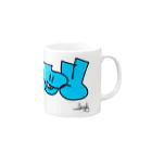 akkeyのショップのakkey マグカップ Mug :right side of the handle