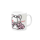 CHAX COLONY imaginariの【各20点限定】汎用うさぎ(B) Mug :right side of the handle