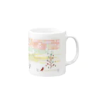 ペンギンパカリの4seasons Mug :right side of the handle