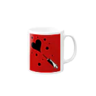 meMEmeの注射器から愛 Mug :right side of the handle