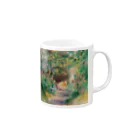 ART_collectionの「女性のガーデニングのある風景」ルノワール Mug :right side of the handle