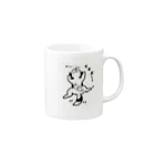 Husky'S Herb Gardenのおやすみハスキー（バジじょver） Mug :right side of the handle