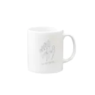 Morigeの愛の手 Mug :right side of the handle