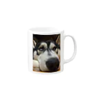 Husky'S Herb Gardenのたいくつじょ〜 Mug :right side of the handle