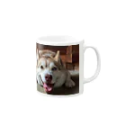 Husky'S Herb Gardenのごきげんミント♫ Mug :right side of the handle