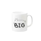 ＮＯＲＵＲＩのＢＩＧ　ねこ Mug :right side of the handle