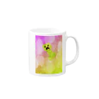 planet○flowerのクリーパーさん。 Mug :right side of the handle