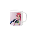 VULCANのロボネちゃん（積極的モード） Mug :right side of the handle