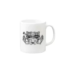 Lafs23のLafs23 公式グッズ 「シーサー」 Mug :right side of the handle