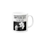 Mr.Rightのレトロなモノトーンコーデ ｢Stay With Me｣ Mug :right side of the handle