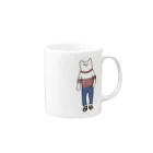 Art Style NEKO28のシャレくまD Mug :right side of the handle