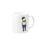 Art Style NEKO28のシャレくまF Mug :right side of the handle