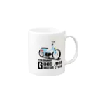 GOODJOB! MOTORCYCLEのカスタム Ａ Mug :right side of the handle