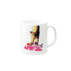 樹樹JUJUのロンくんは捕まえたら逃がさない❗ Mug :right side of the handle