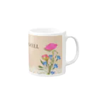 HAGUMIのStop and smell the roses Mug :right side of the handle