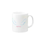 kottymarushopの天使の羽 Mug :right side of the handle