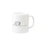 NUMBER -0000-のGOLF - 04 Mug :right side of the handle