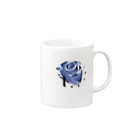 Chihoの青薔薇 Mug :right side of the handle