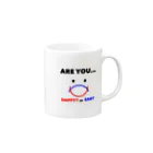 あーのさん shopのAre you... Mug :right side of the handle