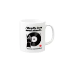 music bar SOUL LOVEのsoul music Mug :right side of the handle