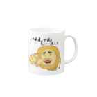 UDONZINEの讃岐ラブレンジャーズ 骨つき鶏「しゃんしゃんしーまい」 Mug :right side of the handle