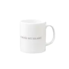 Juli MeerのCROSS MY HEART Mug :right side of the handle