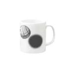 MADE inYOH オフィシャルのバスケットボール Mug :right side of the handle