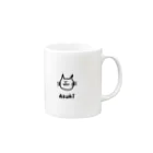 minoriのAZUKIちゃん Mug :right side of the handle