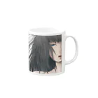 海央(池田氏)の髪の長い女の子 Mug :right side of the handle