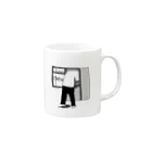 こんぺい工房の冷蔵庫を漁る人 Mug :right side of the handle