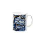 en_madeのデニムメッセージ　LOVE Mug :right side of the handle