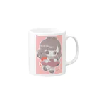 おんなどもの可愛いグッズショップのぱすてるくーちゃん Mug :right side of the handle