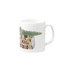 中村こてつオリジナルグッズのワニの学校 Mug :right side of the handle