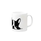 fullum-designのFrench Bulldog01 Mug :right side of the handle