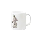 MiyamaのRabbit Mug :right side of the handle