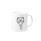 逸毅（´-`）.｡oのゆる動物シリーズ【猫】 Mug :right side of the handle