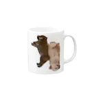 良々のベビわんず(仔犬、雑種) Mug :right side of the handle