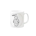 Satochin !! SHOP !!のお肉屋さんのぶちやさん Mug :right side of the handle