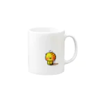 ねこっこのたそがれのぽよん子 Mug :right side of the handle