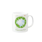 Gutchee ProjectsのGreen message_tsc01 Mug :right side of the handle