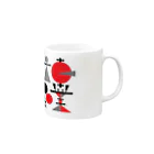 m9088の人生自転車操業 Mug :right side of the handle