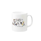 moeyogiroomのyogiな仲間たち Mug :right side of the handle