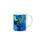 らくがき堂の夜空 Mug :right side of the handle