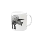 segasworksのTriceratops(drawing) Mug :right side of the handle