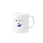 きらの棒ニンゲンも暑い Mug :right side of the handle