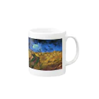 Art Baseのゴッホ / 1890 / Wheatfield with Crows / Vincent van Gogh Mug :right side of the handle