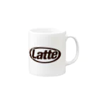 ぴっぴのLatte(ラテ)別Ver Mug :right side of the handle