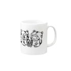 HappyGorillaのハッピーゴリラ　トラ Mug :right side of the handle